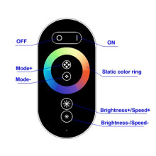 Toque Panel remoto Control RGB Controlador de tira de luz LED Fácil uso y cambio de color rápidamente 86 Forma DC12V, 24V